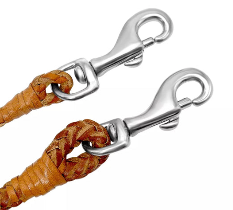 Braided Leather Lead