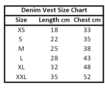 Retro Denim Vest