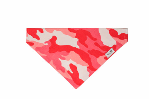 Slip on Pink Camo Bandana