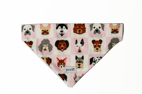 Slip On Pink Doggies Bandana