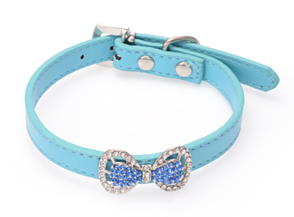 Butterfly Bow Dog Collar