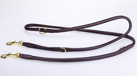 English Rolled Leather Training Lead