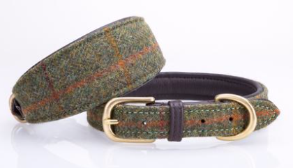 Tweed online greyhound collar