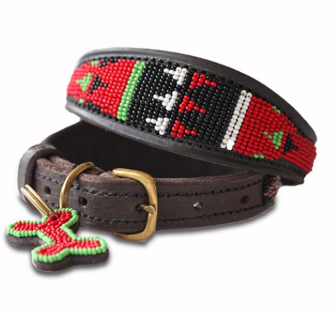 Pokot Black Greyhound Collar