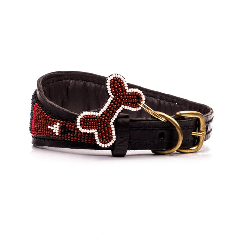 Pokot Black Greyhound Collar