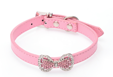 Butterfly Bow Dog Collar