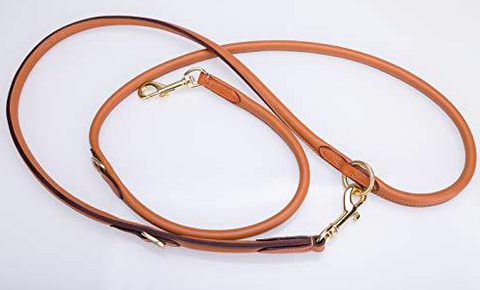 English Rolled Leather Training Lead