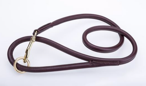 English Rolled Leather Lead